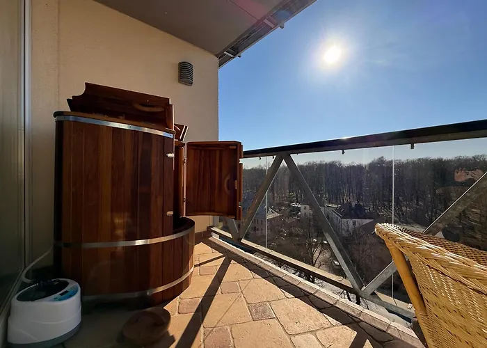 Sky-High Sauna Retreat Penthouse With City Views