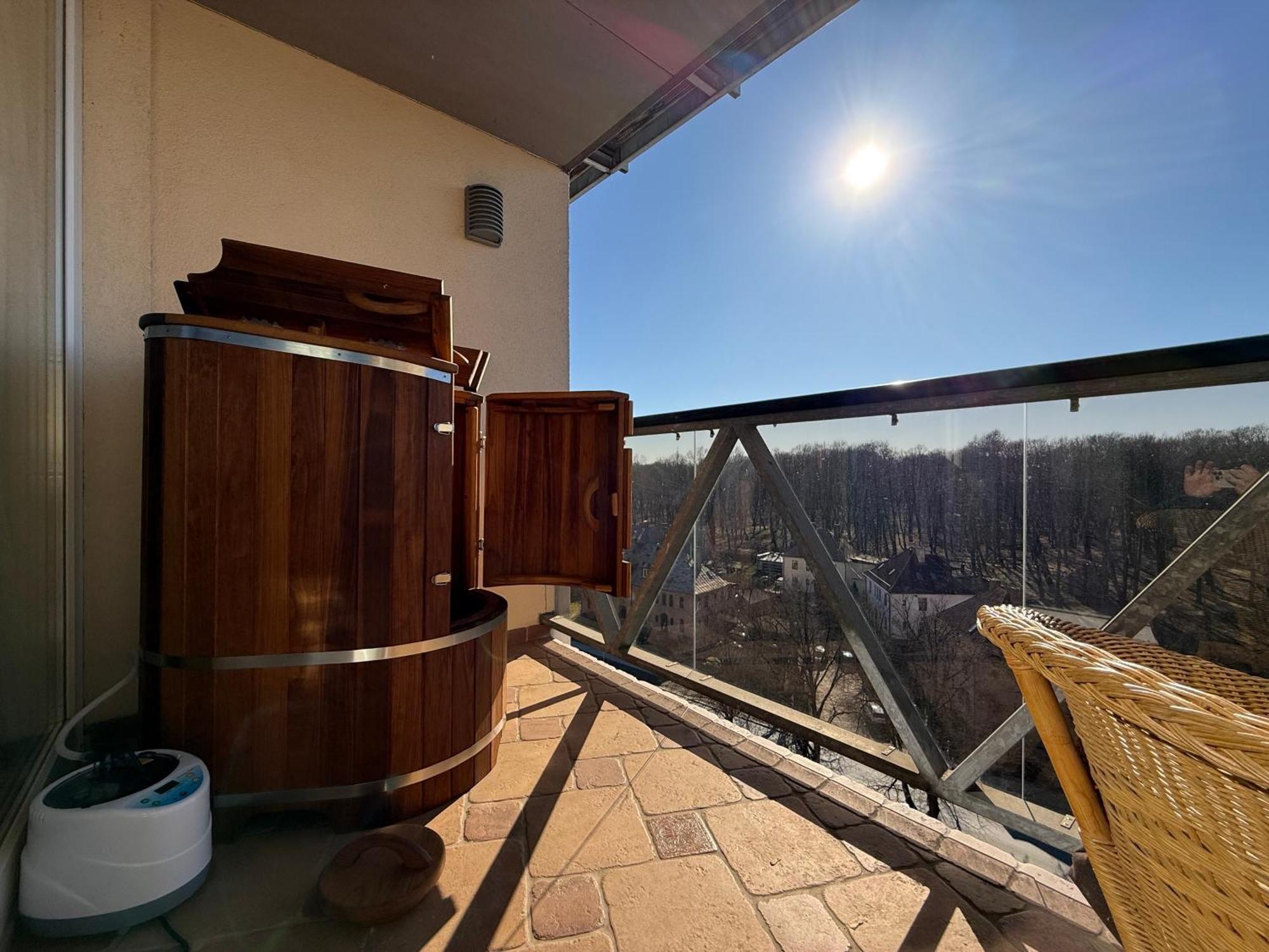 Sky-high Sauna Retreat Penthouse With Views Apartment Riga